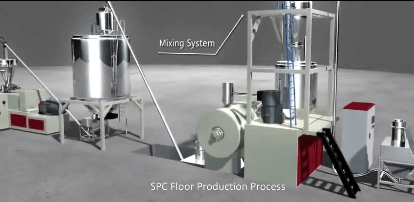 máy sản xuất sàn nhựa SPC
