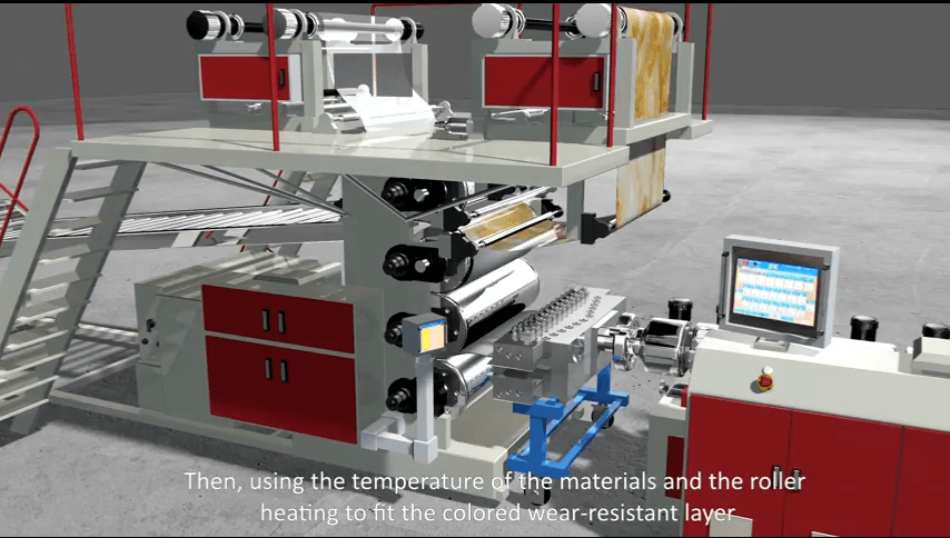 máy sản xuất sàn nhựa SPC